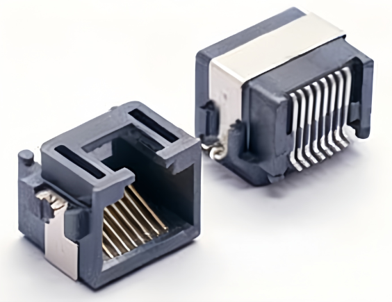 RJ45 Socket : Recessed depth 8.6 mm,SMT,Semi-enclosed